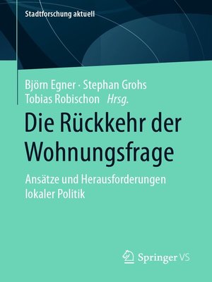 cover image of Die Rückkehr der Wohnungsfrage